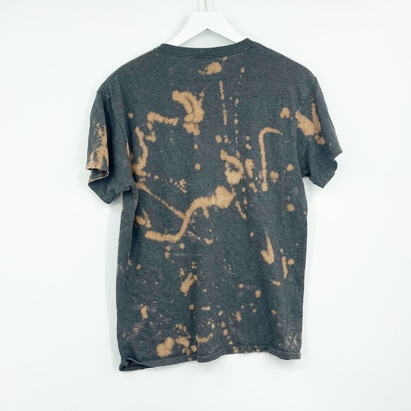 NC State Wolfpack Custom One Of A Kind Reverse Dyed Graphic Tee SZ M - Picture 5 of 5